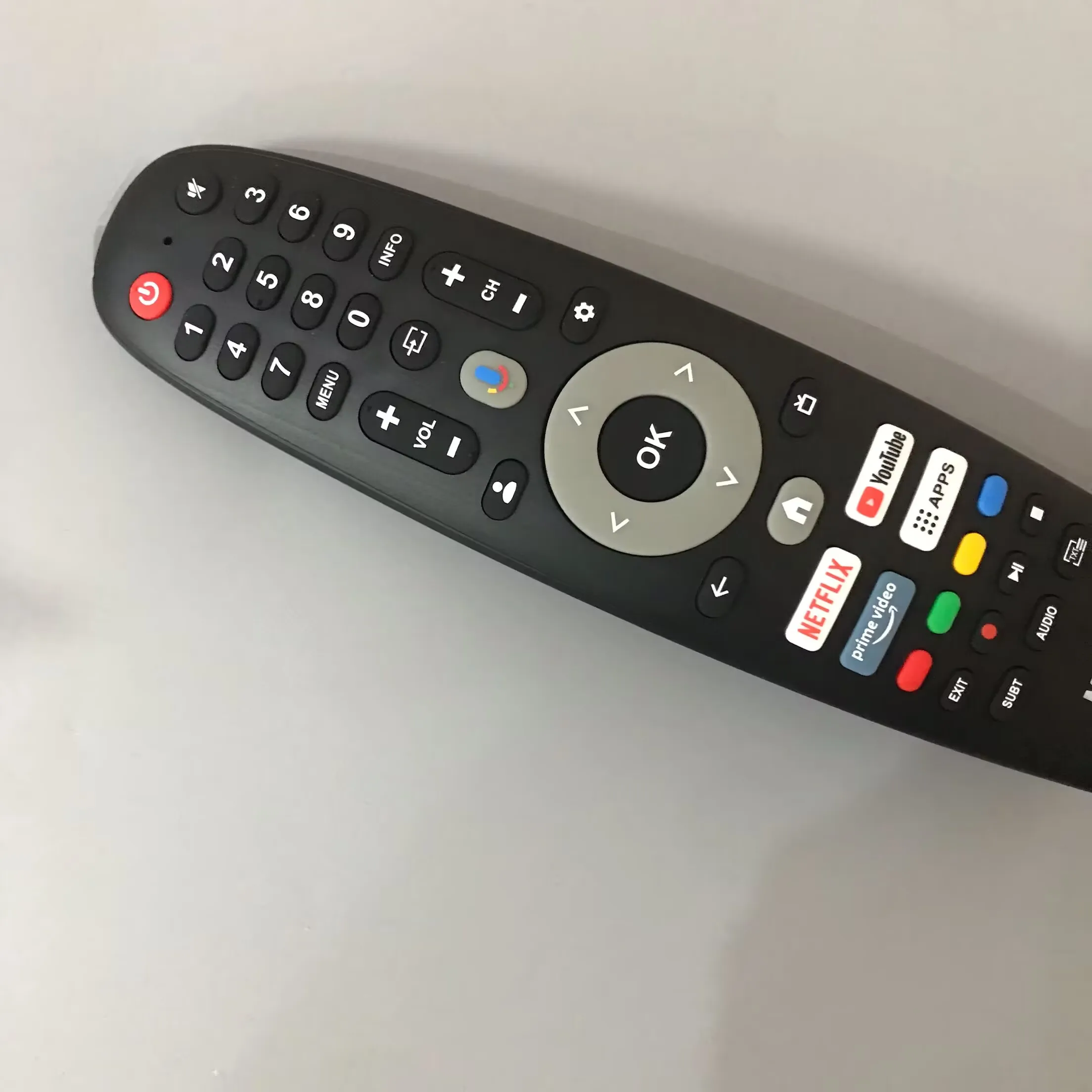 Brand new original voice remote control, compatible with MAGIC TVs (must have the same shape and buttons).