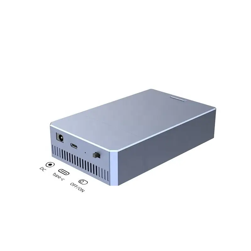 

40Gbps Built-in Cooling Fan U.2 SSD NVME Protocols Full Interface Compatible HD MI Thunderbolt3 Type C SSD M2 NVME Enclosure