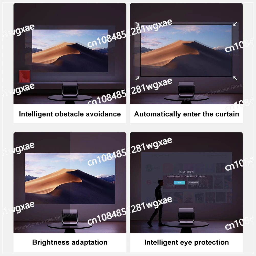 Dangbei F7 Pro 4K Ultra HD PTZ Projector 3600CVIA Lumen Dual Lamp 2.0 MT9679 AI OS 5.0 4+64GB