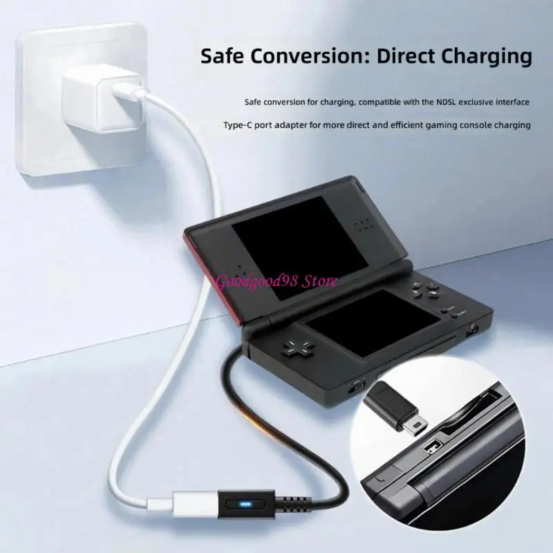 Multifunctional Type C Power Cable 10cm Length Charging Wire PVC Texture Suitable for Travel and Gaming Use 