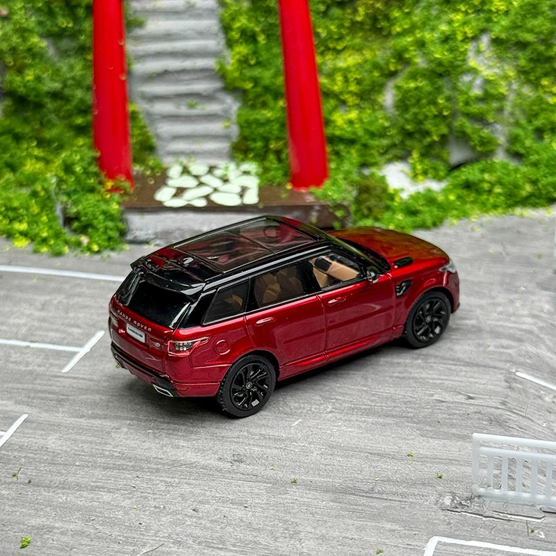 WHELART Scala 1:64 Discovery IV/Rover Sport Modello di auto in lega Collezione statica Decorato Regali di festa Giocattoli Regalo souvenir