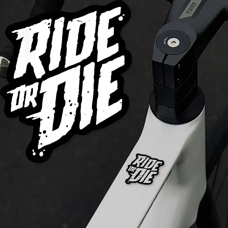 

Mountain Bike Stickers - 1PC PVC Waterproof Durable Bike Front Tube Beam Sticker, Outdoor DIY Bike Decoration Motorcycle Sticker