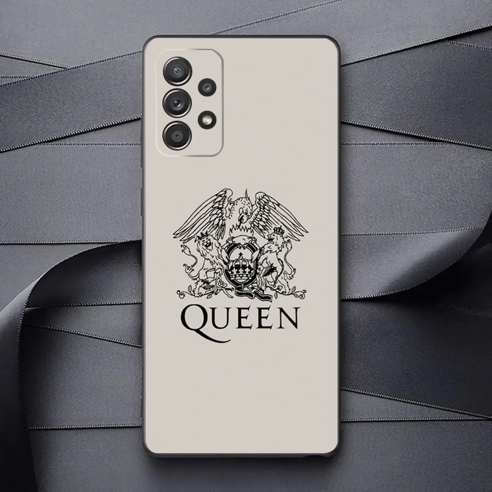 F-Freddie-Mercury Q-Queen Phone Case For Samsung Galaxy A13,A21s,A22,A31,A32,A52,A53,A71,A80,A91 Soft Black Phone Cover