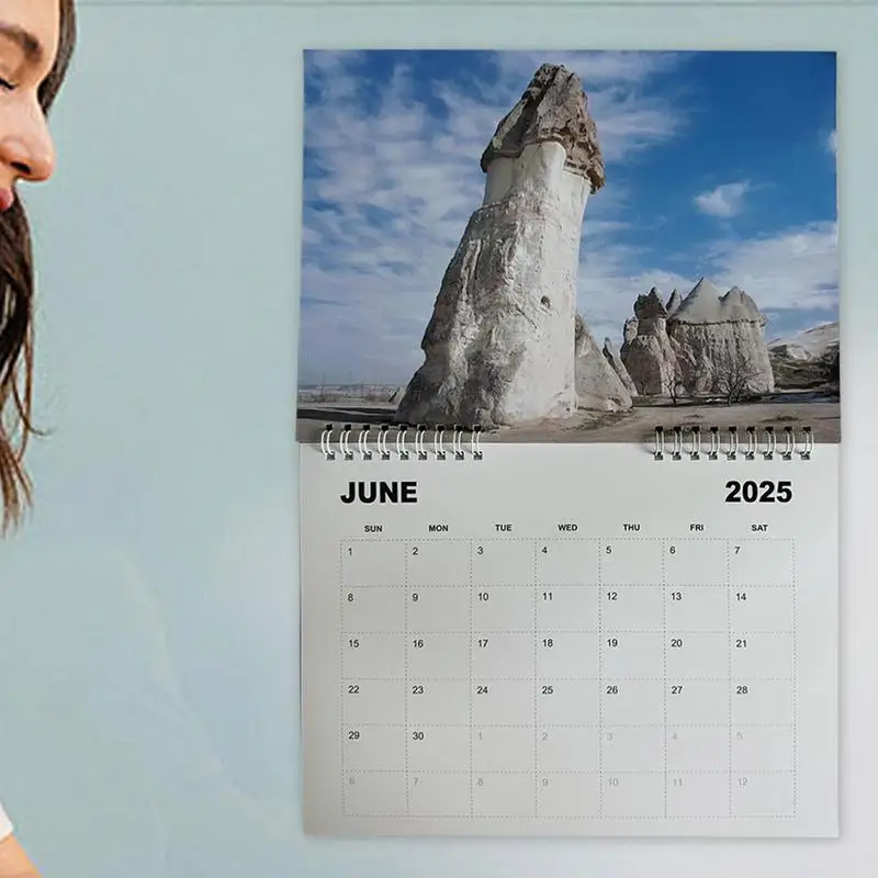 Natur Schwänze Kalender lustige Kalender Witz Kalender monatliche Planung monatliche Planung Bindung Wandkalender hängend