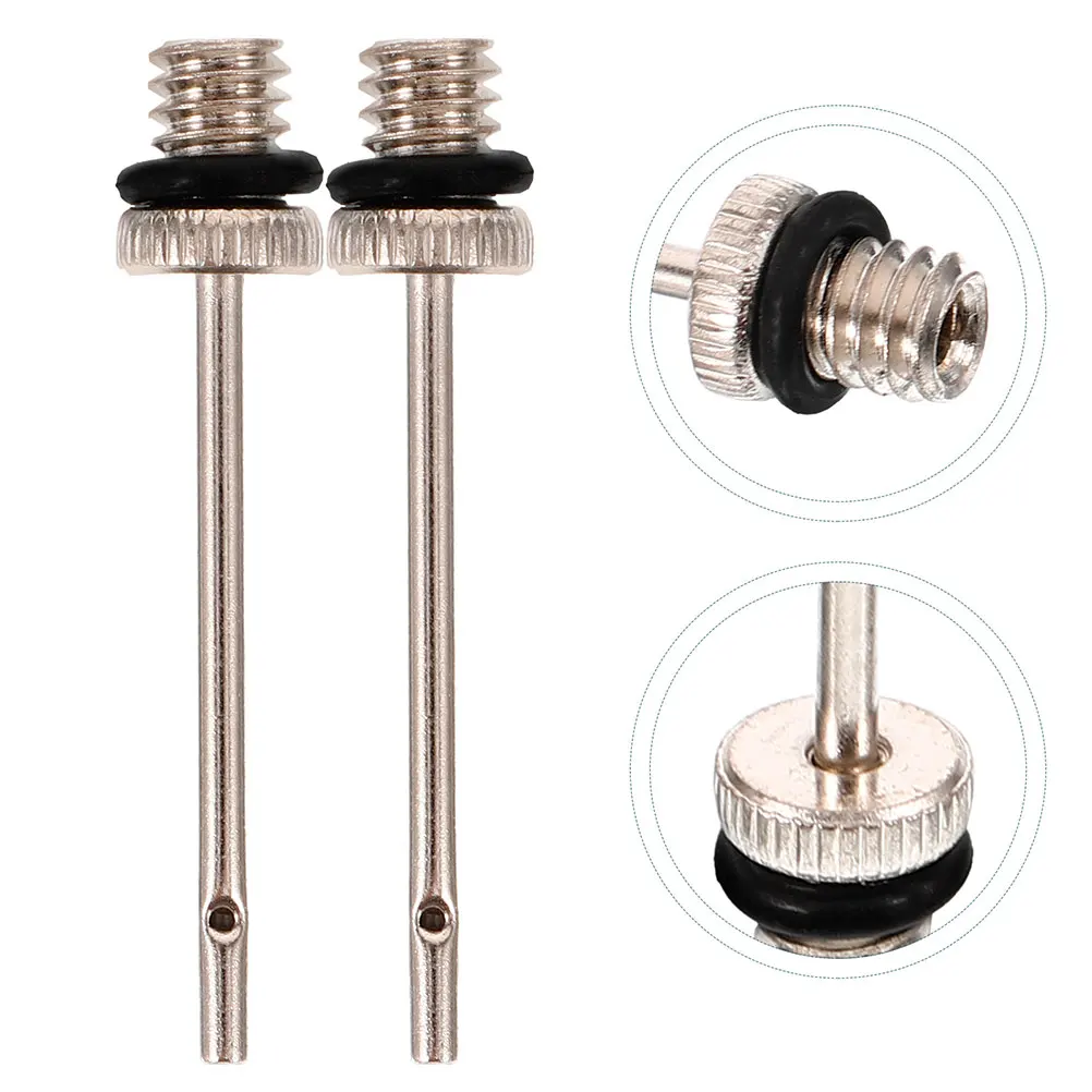 15 pçs agulhas da bomba de bola pinos da bomba de ar agulhas de inflação de metal esportes bola inflator ferramenta para futebol vôlei basquete