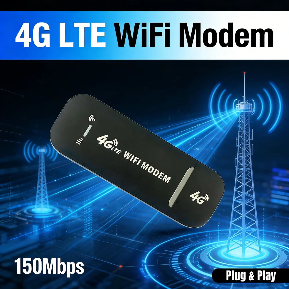 4G LTE entsperrt Universal Wireless Kleine WiFi Modem Router Dongle 150Mbps USB Modem Dongle Netzwerk Adapter Hotspot Router