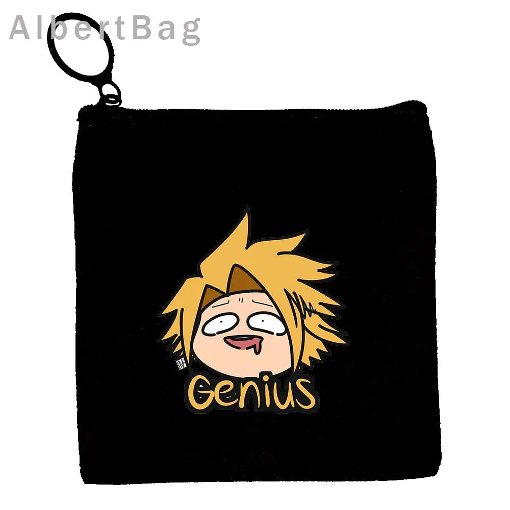 僕のヒーローアカデミア-キャンバスコインウォレット,小さな財布,ジッパーポーチ,漫画のアニメーション,デク,ドクア,トアドロキ