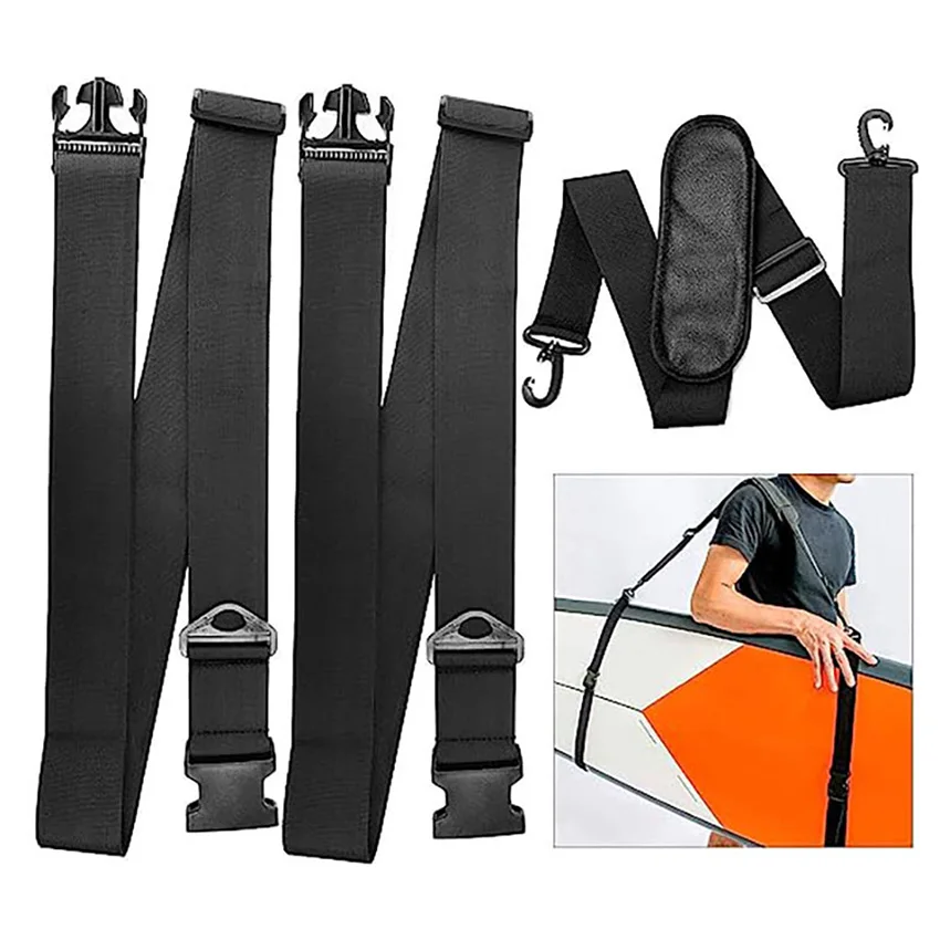 

Регулируемый плечевой ремень для доски для серфинга, доска для весла, каяк, многофункциональный ремень, фиксированный ремень