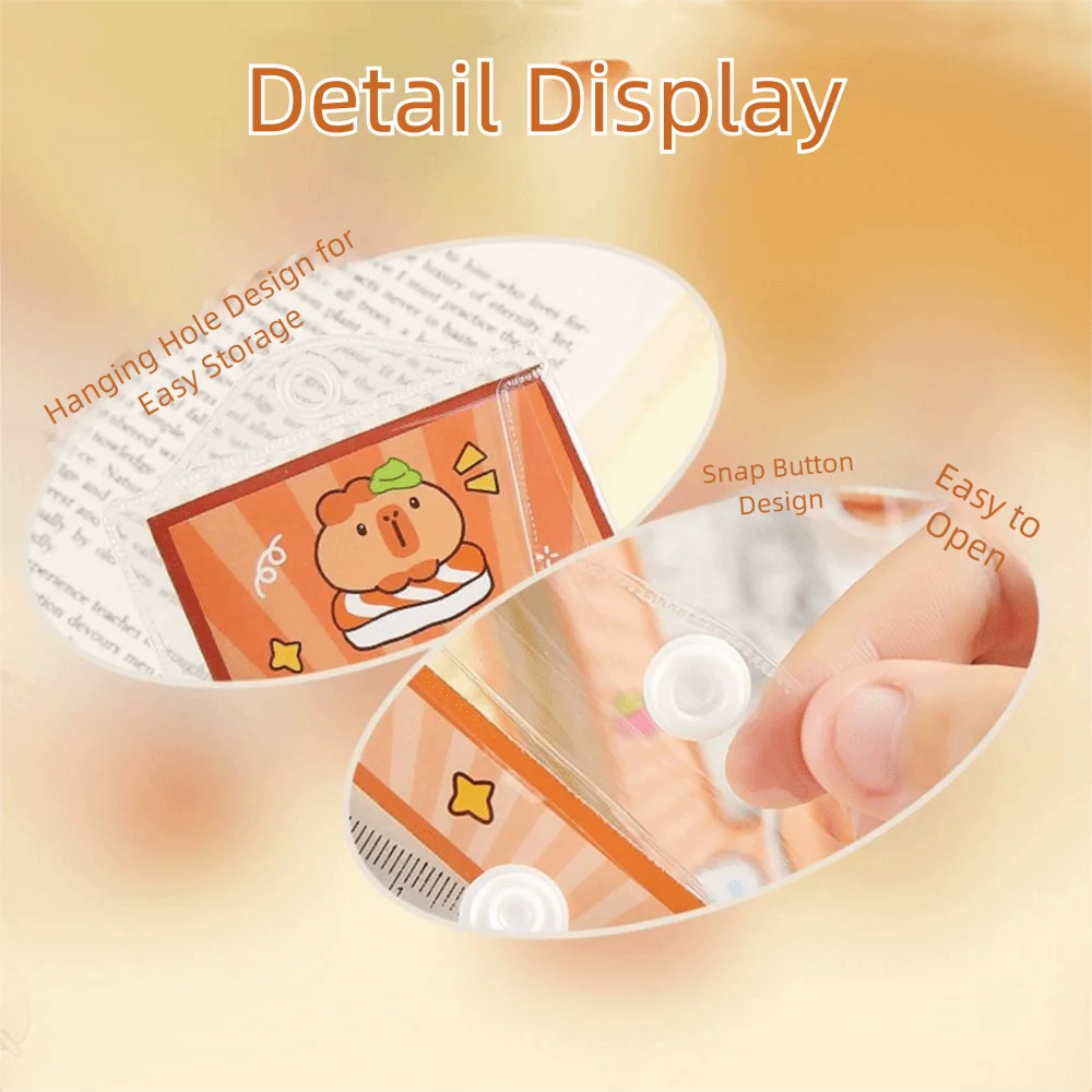 Creative Acrylic Capybara Set of Rulers Drawing Tools Office Supplies Soft Ruler Set Cute Cartoon Set Square