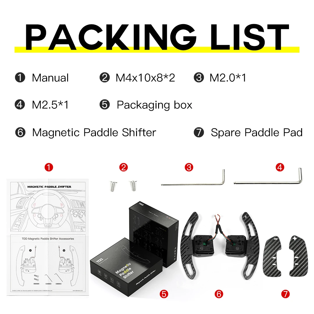 Carbon Fiber Magnetic Paddle Shifter For Audi B9 Series A1 A3 A5 A8 Q2 Q3 Q4 Q5 Q7 Q8 S1 S2 S3 S4 S5 SQ5 RS3 RS4 RS5 RSQ5