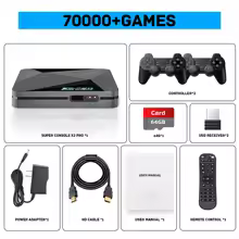 KINHANK Retro Video Game Console Super Console X2 Pro with 90000 Video Games for PS1/DC/MAME/SS with Gamepad Kid Gift Game Box - AliExpress 44