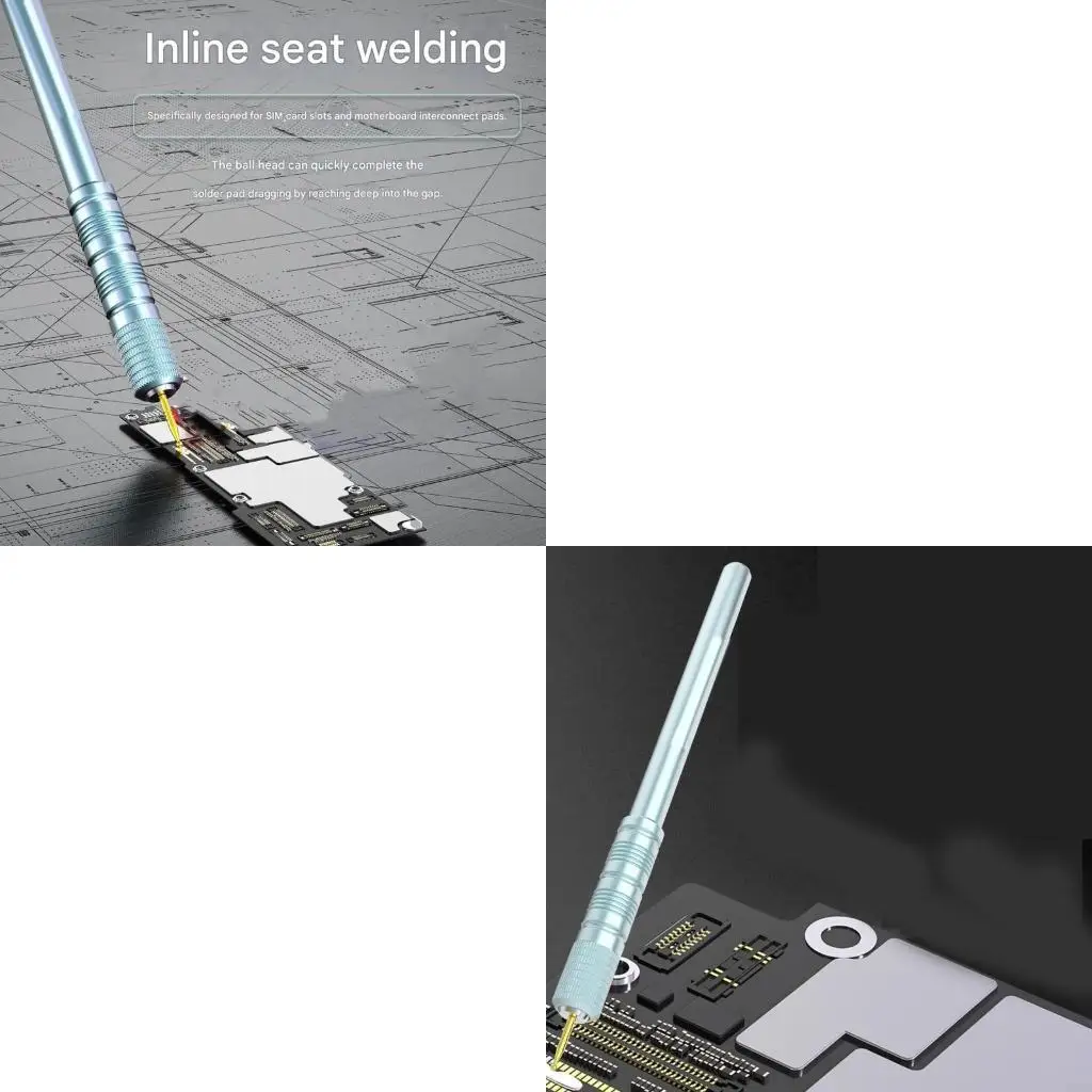 Multifunctional Gold Coated Soldering Tip Solder Sucker Tool Produced For Accuracy Work In Phone Repair Services