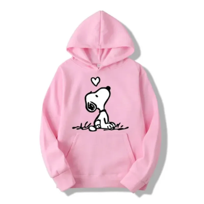

American Cartoon Comics Snoopy Hoodie Women Men Pullover Tops Spring Autumn Men 2025 New Casual Couple Sweatshirt Clothing Gifts