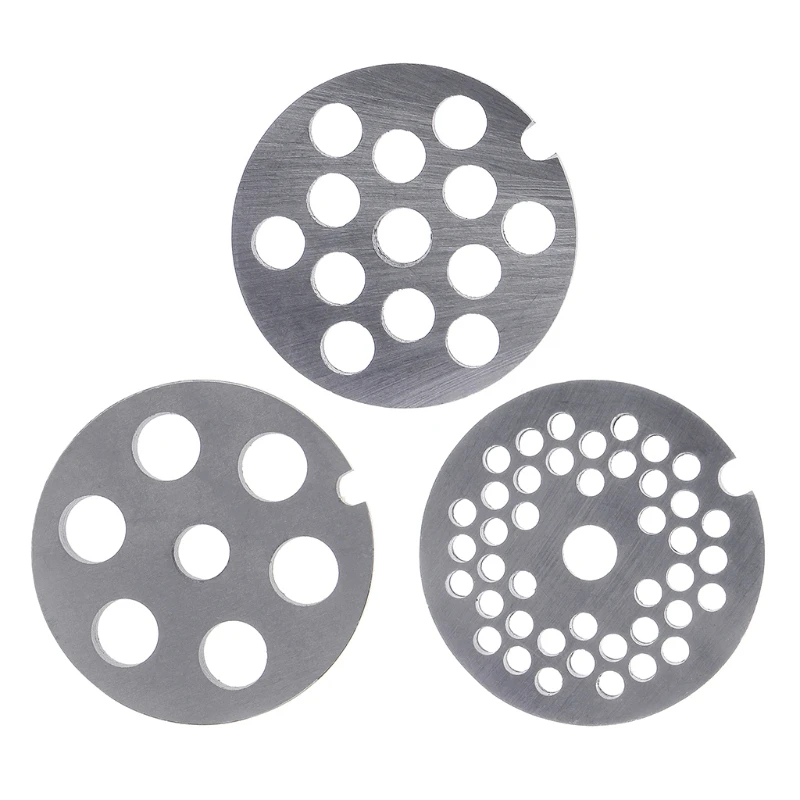 Lames de couteau en acier inoxydable pour hachoir à viande, plaque de broyeur à viande, accessoires de hachoir avec trou pour la livraison directe de la cuisine