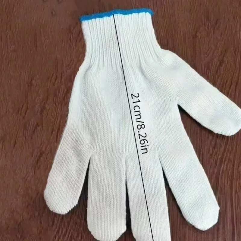 Breathable Building Gloves Cotton Wear-Resistant Construction Site Work Gloves Labor Industrial Protective Labor Gloves