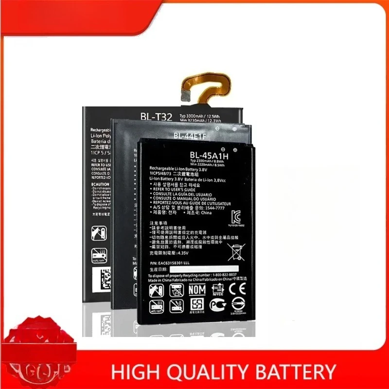 BL-44E1F BL-45B1F BL-T32 BL-T33 BL-T34 BL-T37 BL-T42 Mobile Phone Battery For LG G6 Q6 V10 V20 V30 V40 V50 ThinQ H990 H968 H872
