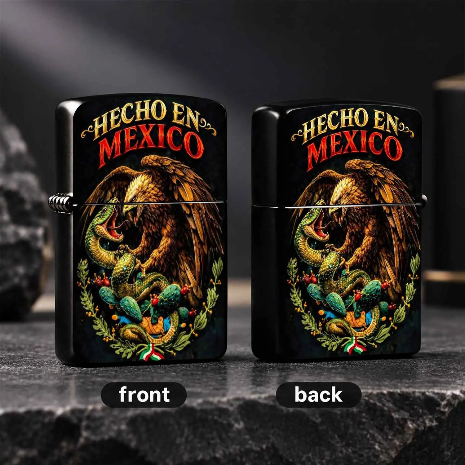 Hecho En Mexico Themed Decorative Ornament, Vivid And Snake Classic Cultural Pattern, Portable Practical Daily Use Item, Suitable For Multiple Scenarios, Unique Exquisite Souvenir Gift, Fine Detailed Craftsmanship, Ideal Choice For Personal