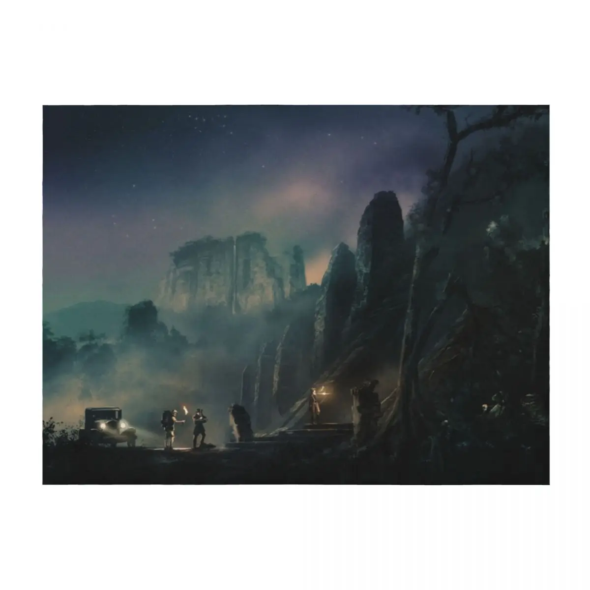 

Call of Cthulhu Keeper Screen Image Right (2/2) Throw Blanket Retros Hair Single christmas decoration Blankets