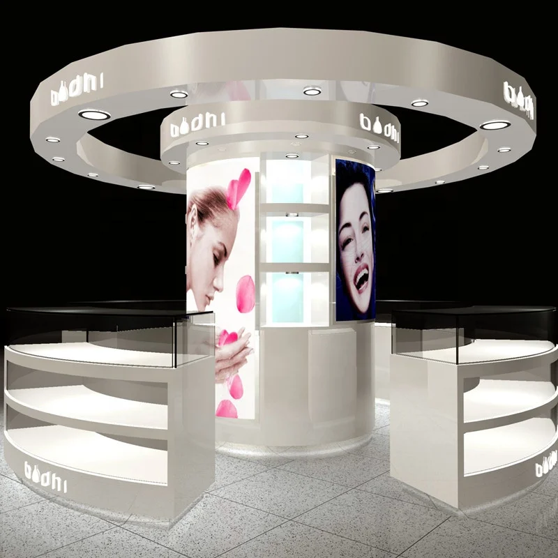 Custom, Parfum Custom Display Winkelcentrum Kiosk Parfum Winkel Display Showcase