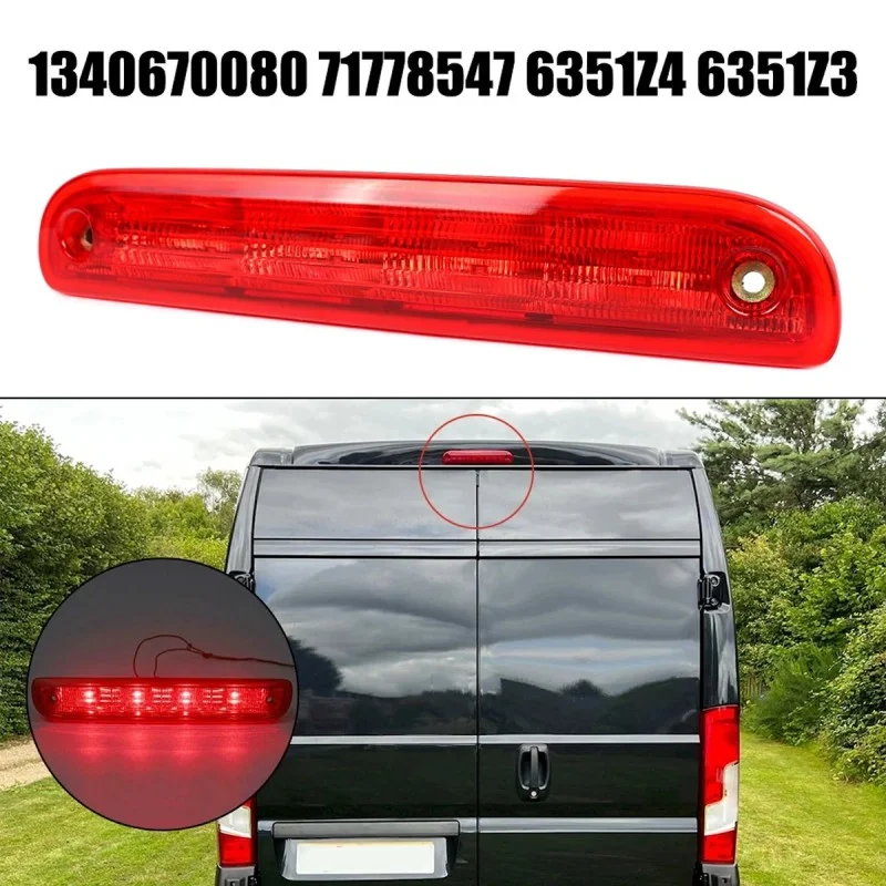 LED Rear Third Brake Light For Fiat Ducato III Citroen Relay II Peugeot Boxer II Bus Van Replacement For 1340670080 2007-2022