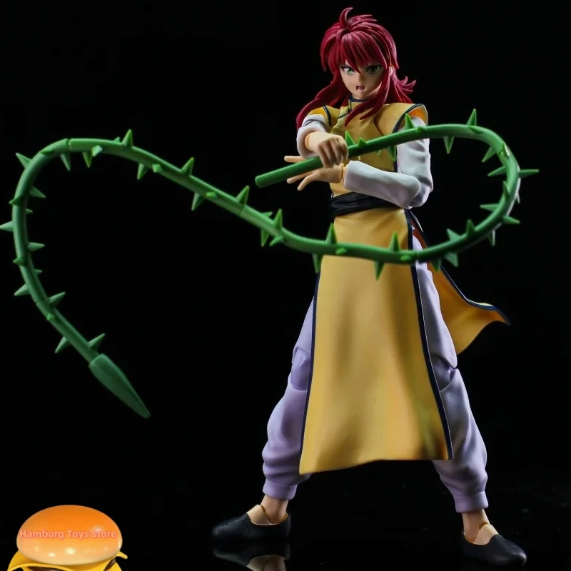 

Bandai Shf Yu Yu Hakusho Kurama Tv Animation Articulated Finished Action Figure For Anime Enthusiasts Collection Display