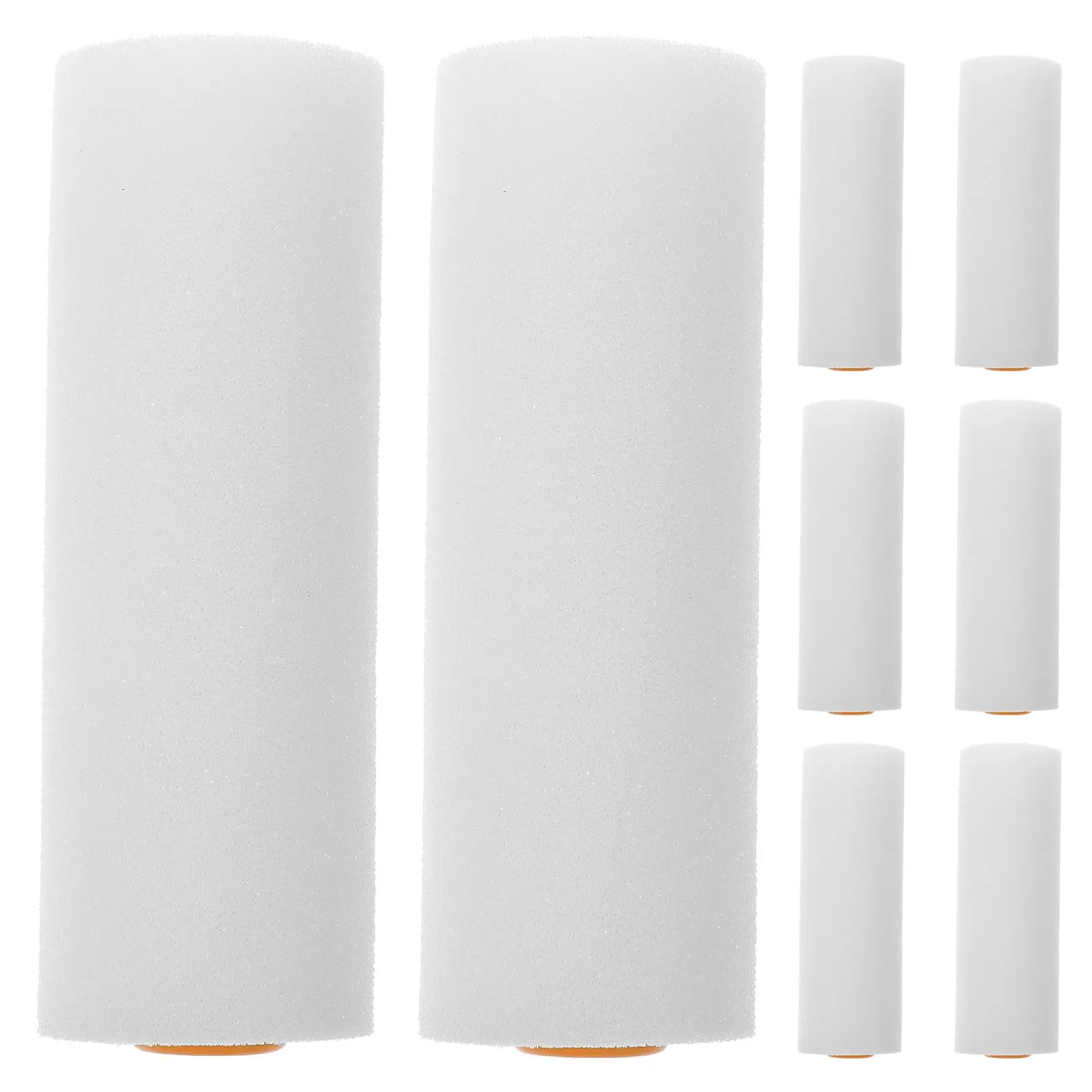 

12 Pcs Roller Brush Rollers Paint Decoration Painting Tools Large Kit for Wall Sponge*Plastic Walls House