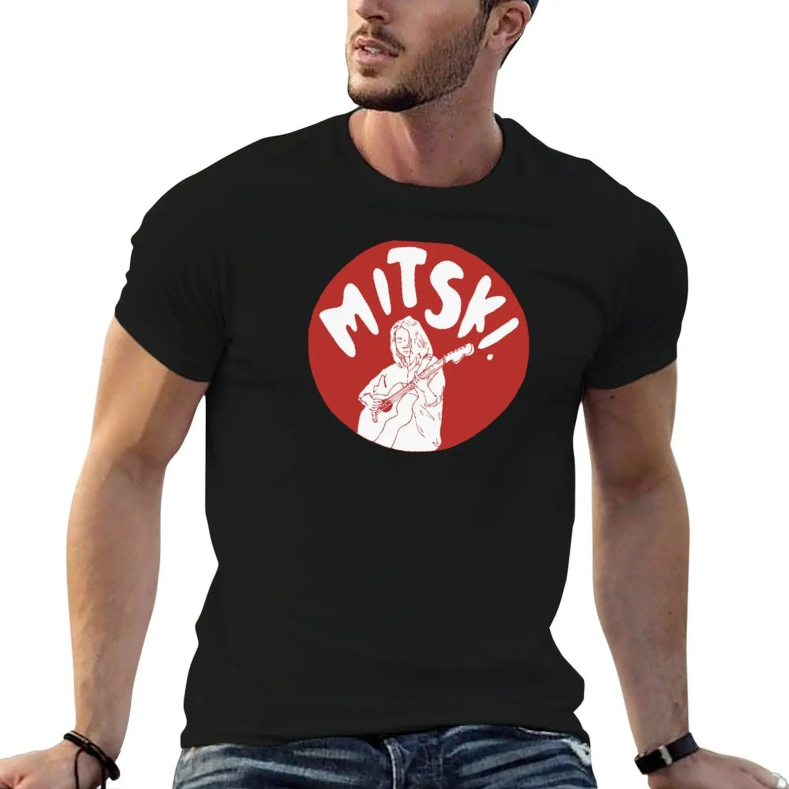

Red and White Circle T-Shirt t shirts for man pack white t shirt men 100% cotton luxury brand T-Shirt