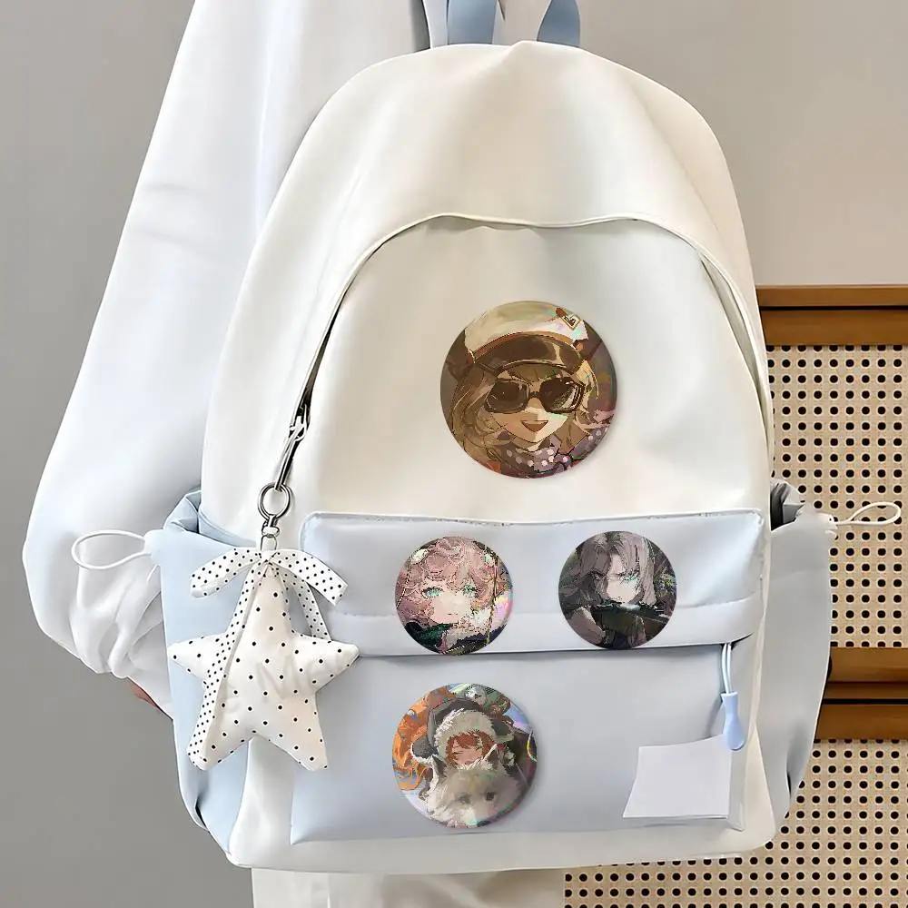 Re-ve-rse- 1999 Ani-me- Fashion Button Badge Pin Set Cool Anime Game Cartoon Music Design Brooch For Backpack Clothes