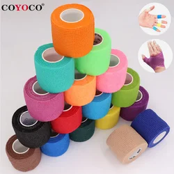 COYOCO Colorful Sport Self Adhesive Elastic Bandage Wrap Tape 4.8m Elastoplast For Knee Support Pads Finger Ankle Palm Shoulder