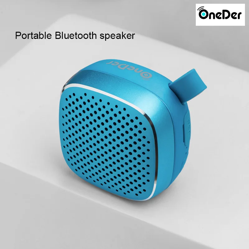 

Портативный Bluetooth-динамик OneDer V11, подвесная сумка из алюминиевого сплава, уличный портативный беспроводной мини-сабвуфер