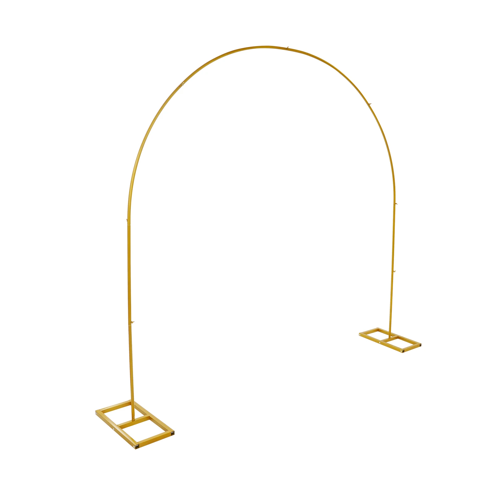 

230cm*230cm Metal Arch Backdrop Stand 0.7mm Iron Baking Varnish Wedding Birthday Party Background Frame 4-5kg Load Reusable Decor Arch
