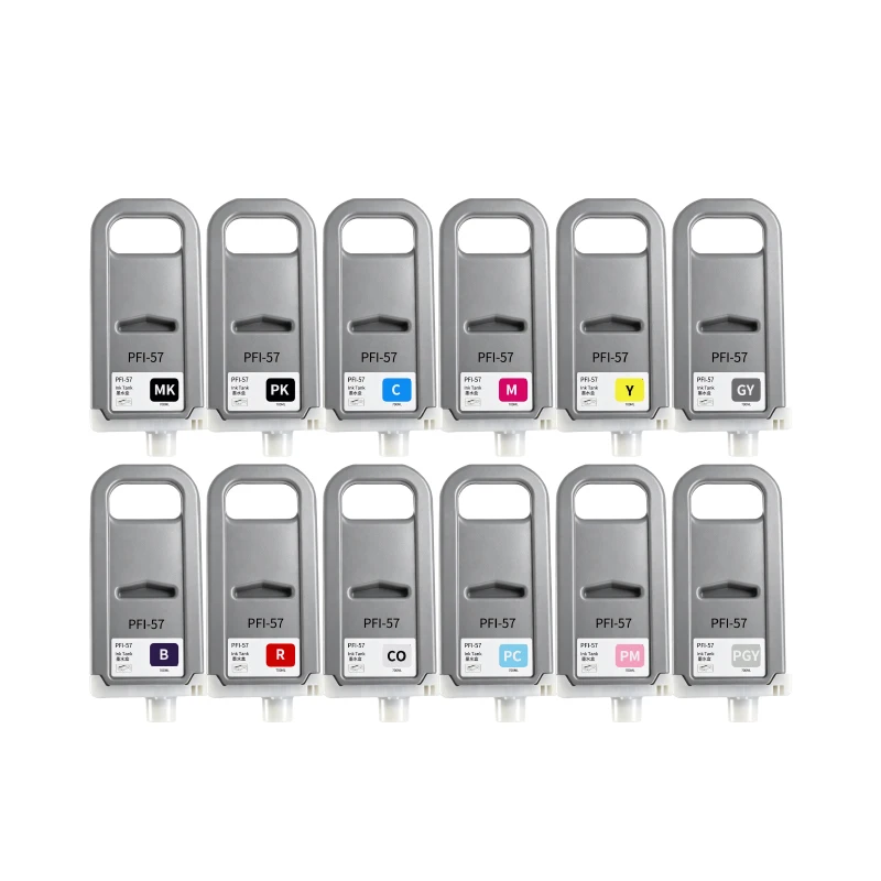 700ML PFI57 pfi 57 PFI-57 ink cartridge Compatible for Canon image PROGRAF PRO-540s PRO-560s PRO-520 PRO-540 PRO-560 printer ink