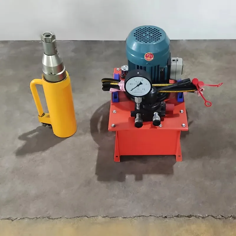 QYC series single strand tension hydraulic jack prestressed post-tension