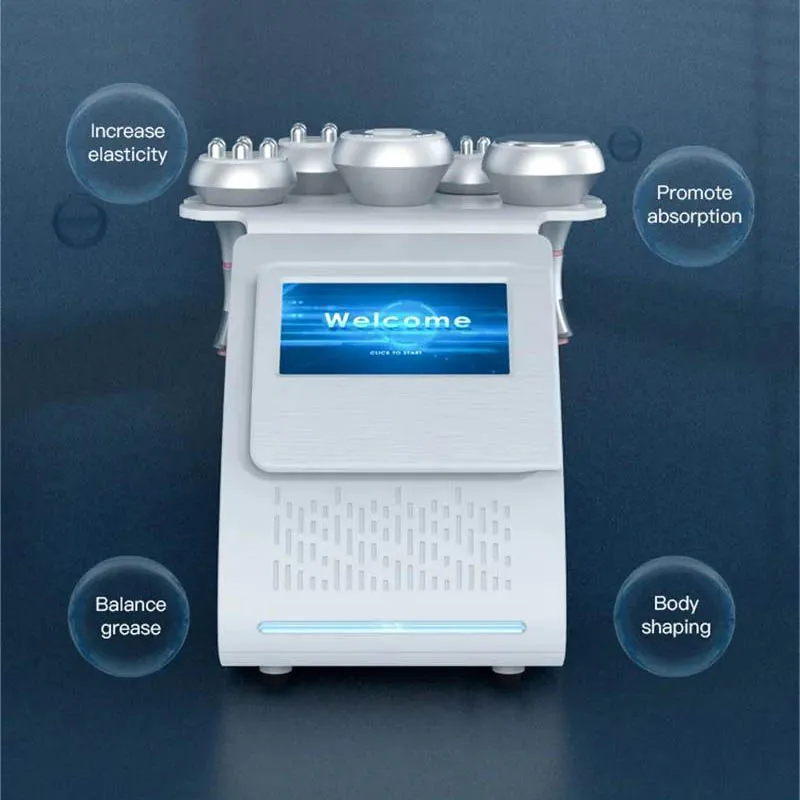 5 In 1 Slimming 80K Lipo Cavitation Vacuum Radio Frequenc Skin Tightening Body Shaping RF Beauty Machine Face Lifting