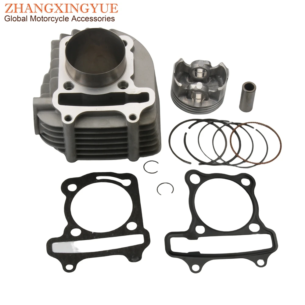 

Scooter 61mm 4 Valve 4V Racing Big Bore Cylinder Kit For GP110 GY6 125cc 150cc Upgrade To 180cc 152QMI 157QMJ 4-Stroke