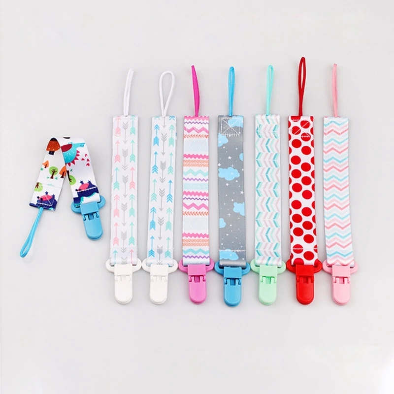 Anti-drop Baby Pacifier Clips Chain Cartoon Newborn Pacifier Holder Dummy Clip Holder Chain Children Soother Teething Toys