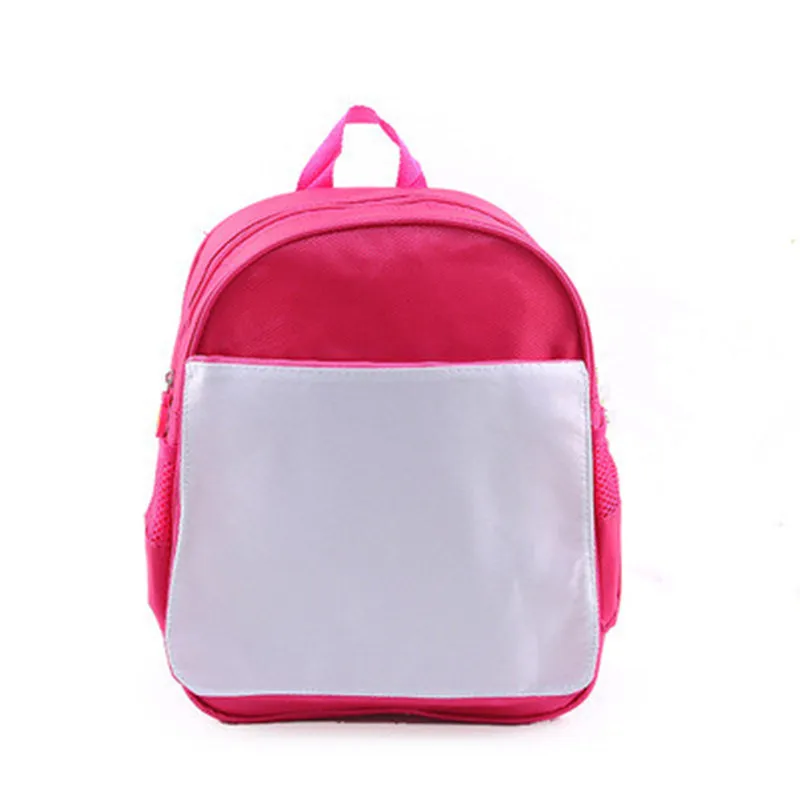 Colorful School Bag for Children Sublimation Blank  Backpack Bookbag For Student Boys Girls  Rucksack Travel Bagpack