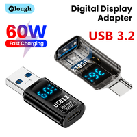 Elough USB 3.2 Digital Display Adapter USB To Type C OTG For iPhone 15 Samsung PC Laptop Fast Charging adaptador usb a tipo c