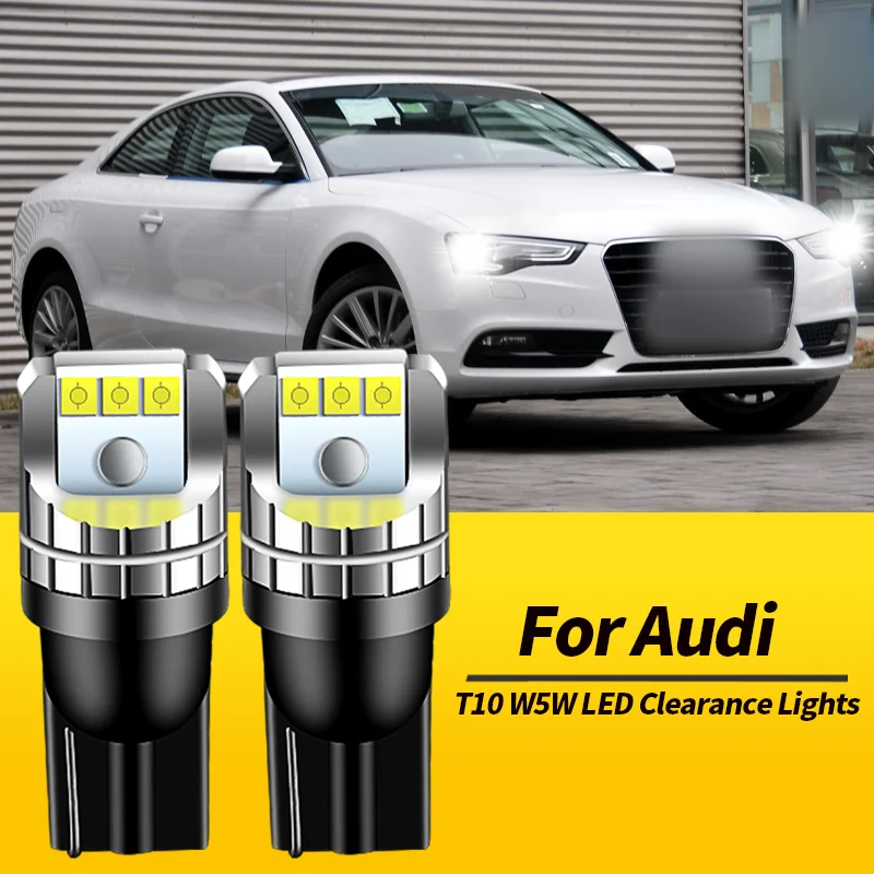

2 шт. T10 W5W светодиодные габаритные огни Canbus для Audi A8 D3 4E2 4E8 2002-2010 Q7 4LB 2006-2016 TT 8J3 2006-2014 Roadster 8J9 2007-14