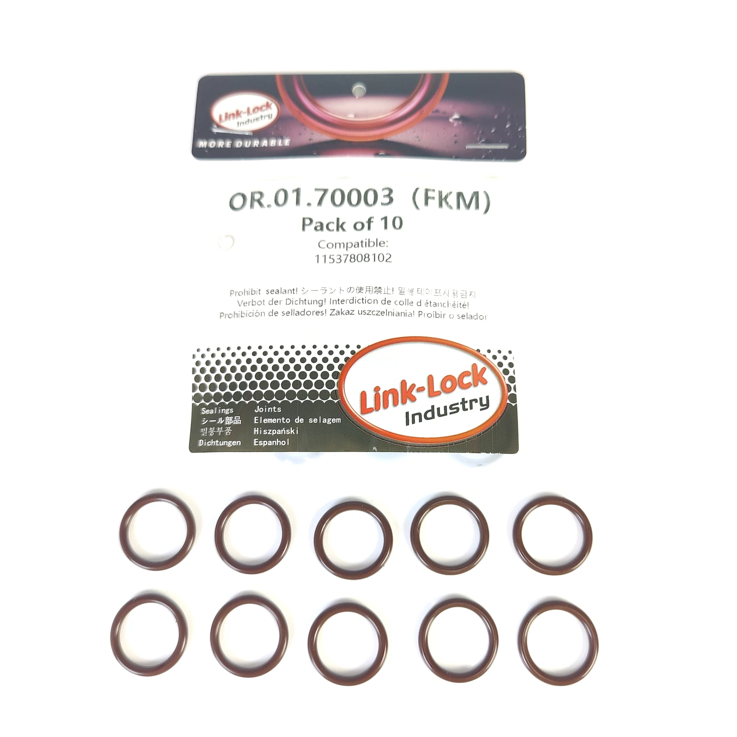 10PCS Fkm Viton OR.…