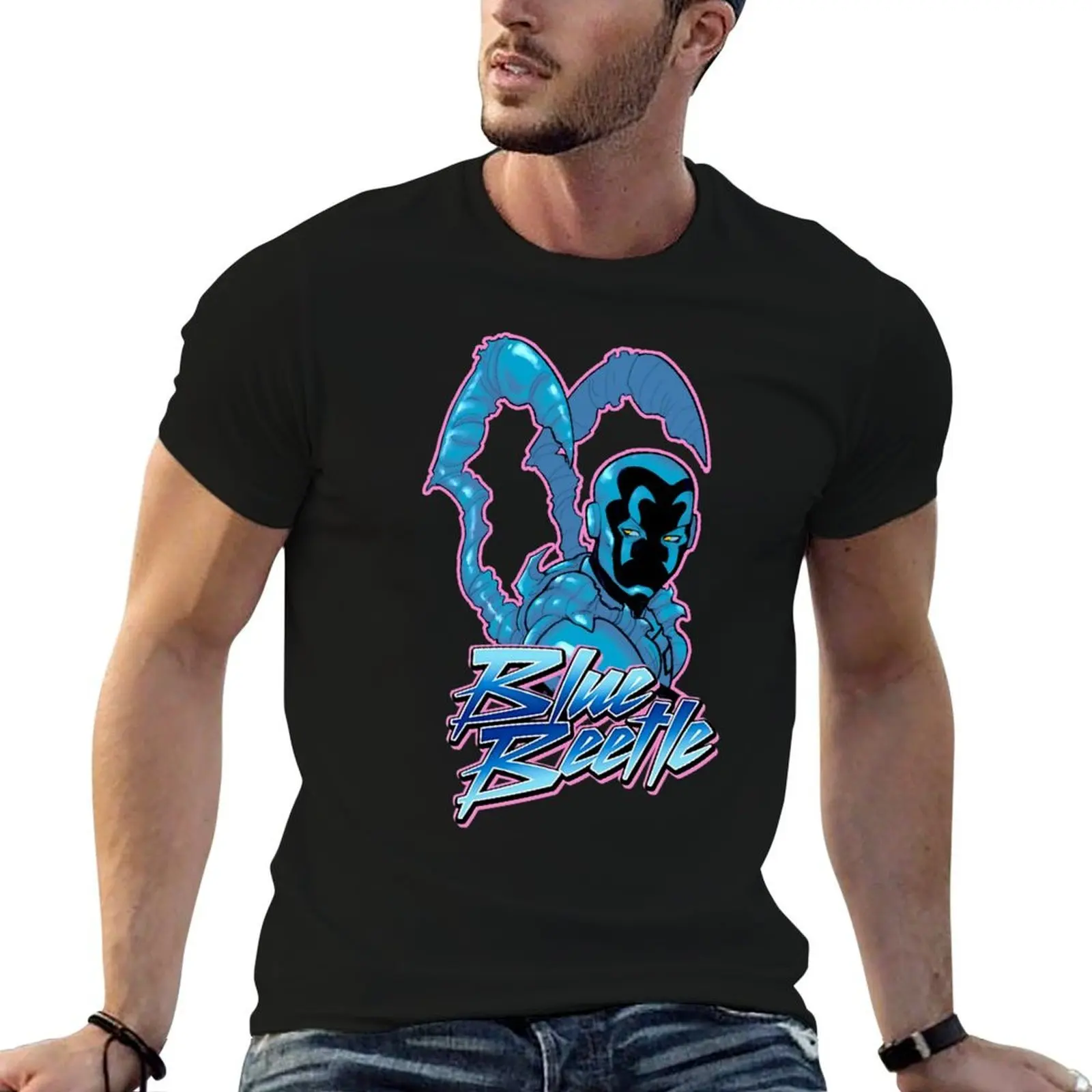 Blue Beetle Movie T-Shirt cotton t shirts man 100% t shirt personalised man t shirt luxury T-Shirt