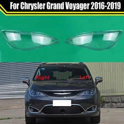 Car Lens Glass Light Lamp Headlamp Shell For Chrysler Grand Voyager 2016-2019 Transparent Lampshade Lampcover Headlight Cover