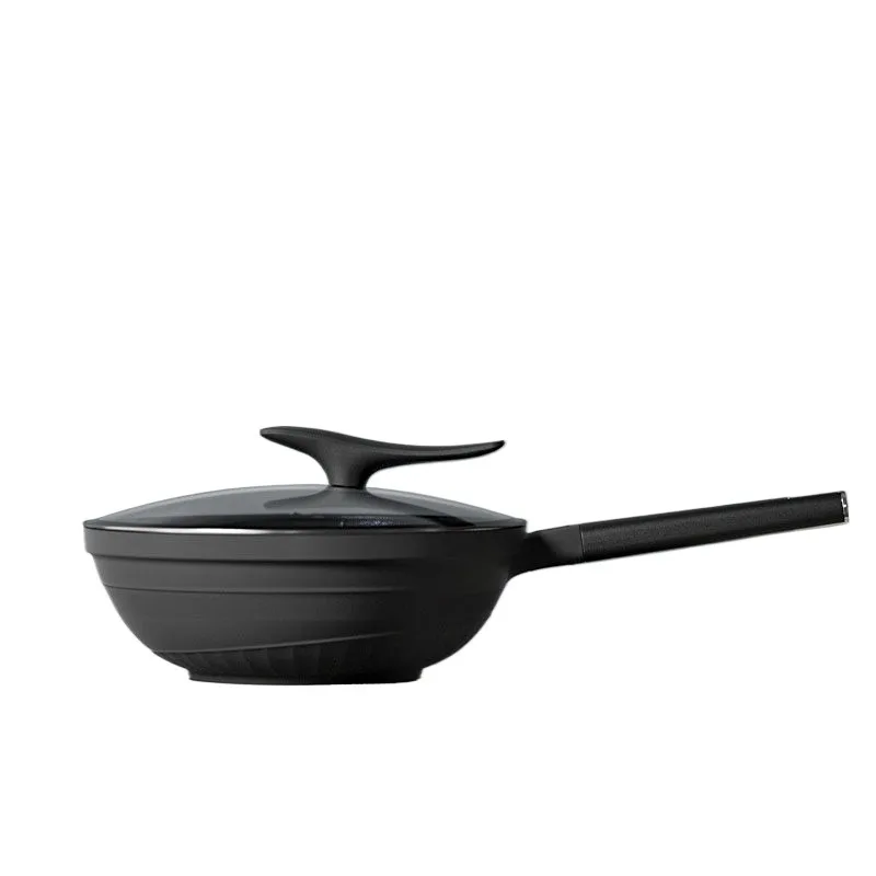 For Real Maifan Stone Non-stick Pan Home Uncoated Frying and Stir-frying Integrated Pan