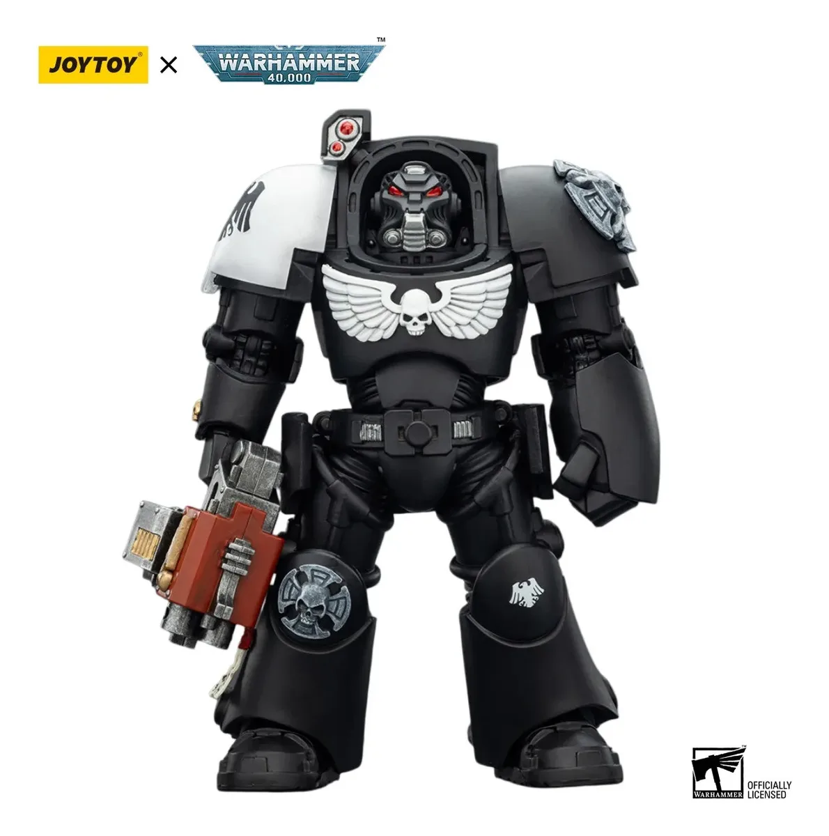 

Фигурка JOYTOY Warhammer 40000/40k: Терминатор 2 из Отрядов Воронов с Power Fist и Storm Bolter, модель для декора и подарка