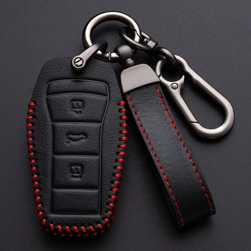 Fashion Leather Car Key Case Cover Key Fob Cover Key Shells for Volkswagen Sihao X4 X6 X7 X8 A5 E10X E40X E50A QX Accessories