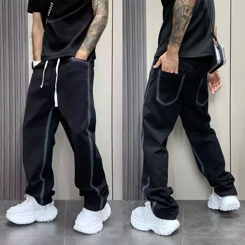 Autumn Men's Casual Pants Joggers Korean Version of Harajuku High Street Pants Hip Hop Trousers High Quality Men's Clothing 2025