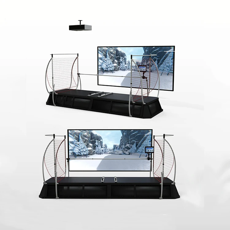Jeux interactifs d'intérieur Simulateur de ski Vr Snow Racer Simulateur de snowboard