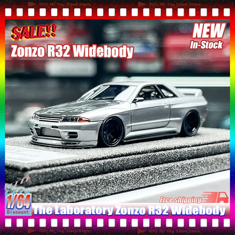 

Новинка в наличии 1:64 The Laboratory Zonzo R32 Широкосплавная имитация смолы Миниатюрная модель автомобиля Индивидуальная игрушка Подарочная коллекция Орнамент