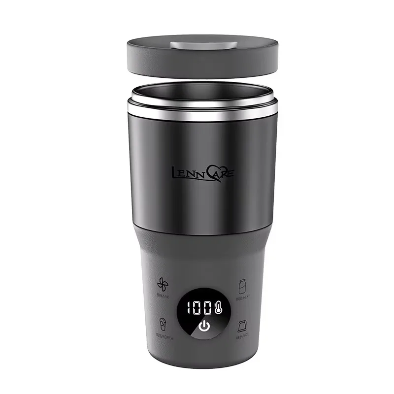 

Customized 4-in-1 high-quality milk frother, milk small boiling thermos cup, coffee milk foam machine
