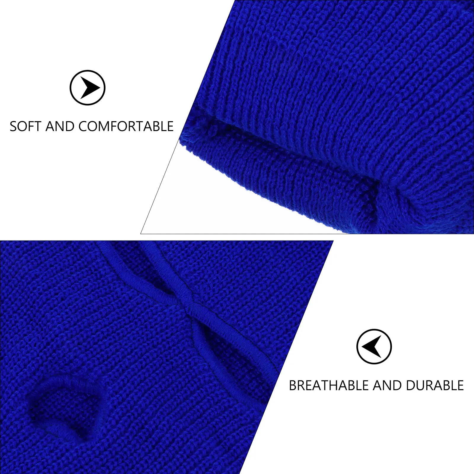 

Outdoor Windshield Thermal Cycling Balaclava 3 Holes Face Cover Knitted Neck Gaiter Winter Warm Liner Windproof Headgear